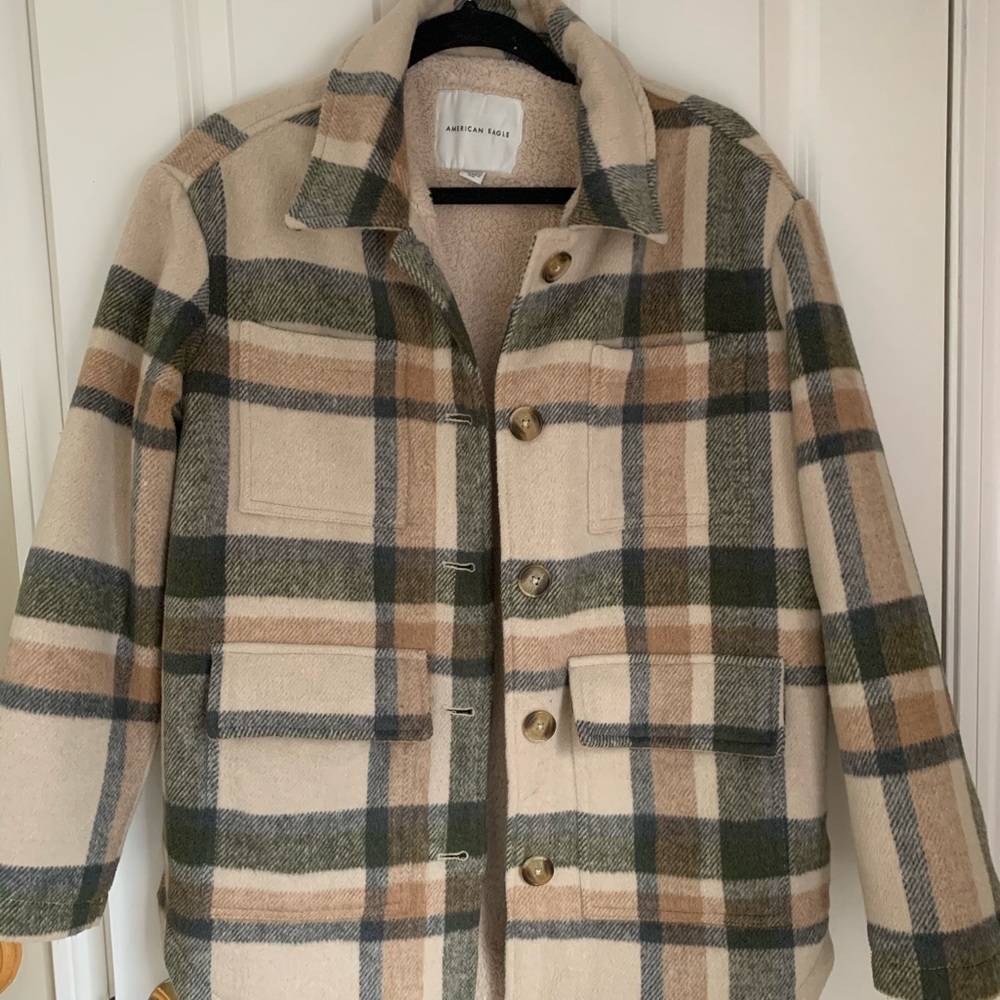 American Eagle Sherpa Lined Jacket